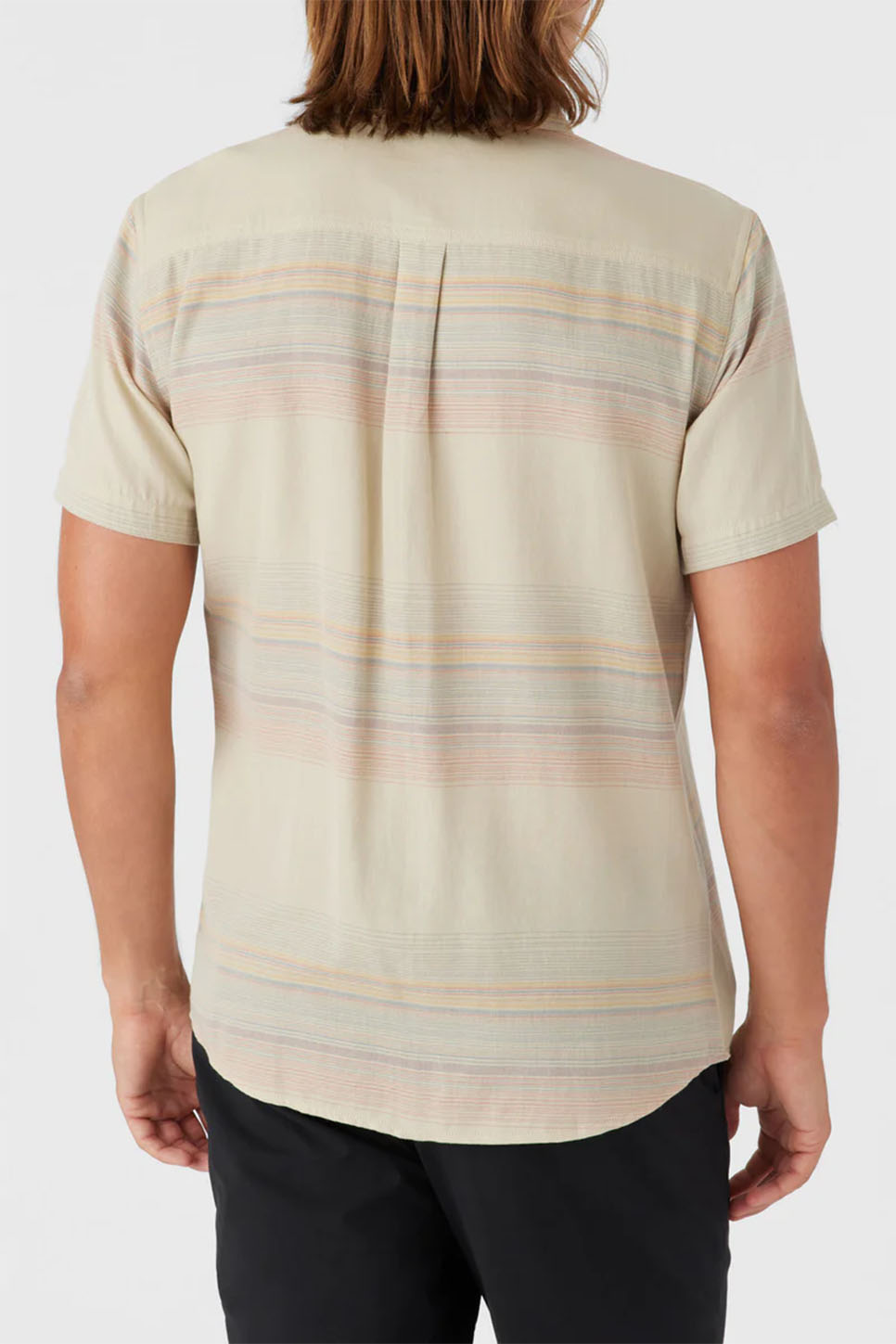 O'Neill - Seafaring Stripe SS Standard - Light Khaki - Back