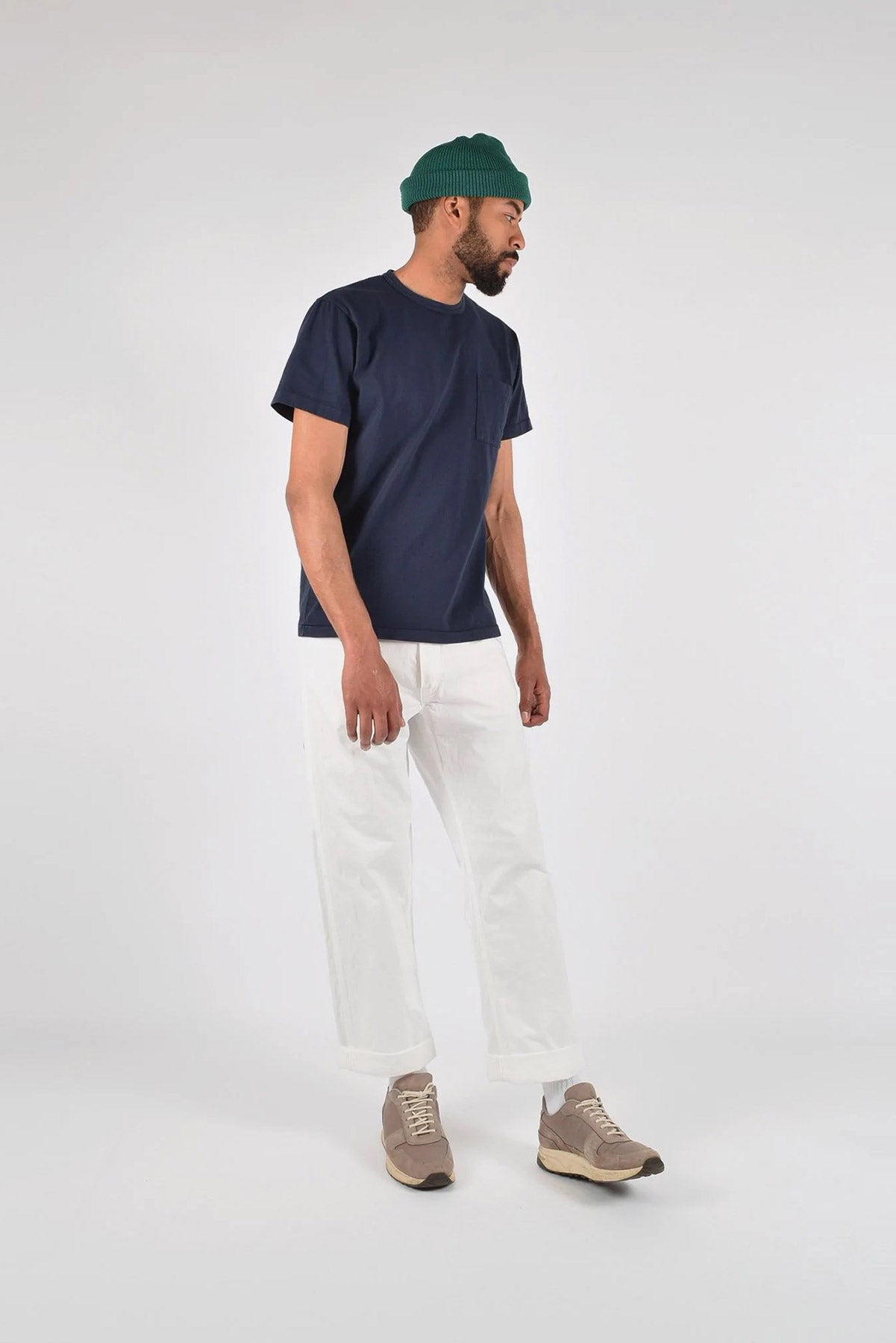 Dehen - Heavy Duty Pocket Tee - Navy - Profile