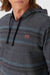 O'Neill - Bavaro Striped Pullover - Black - Detail