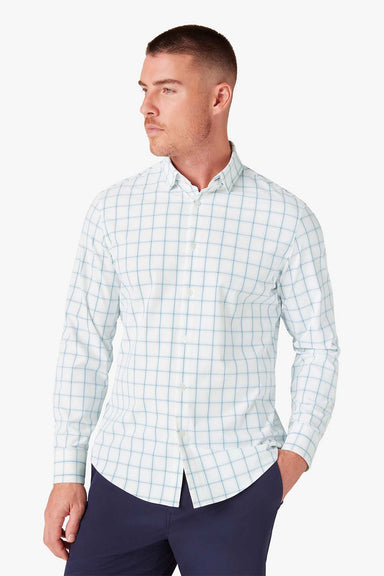 Mizzen + Main - Leeward LS - White Presido Plaid