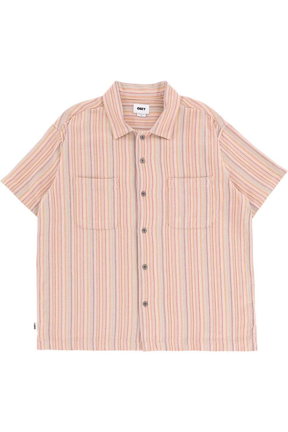 Obey - Talby Woven - Unbleached Multi - Front
