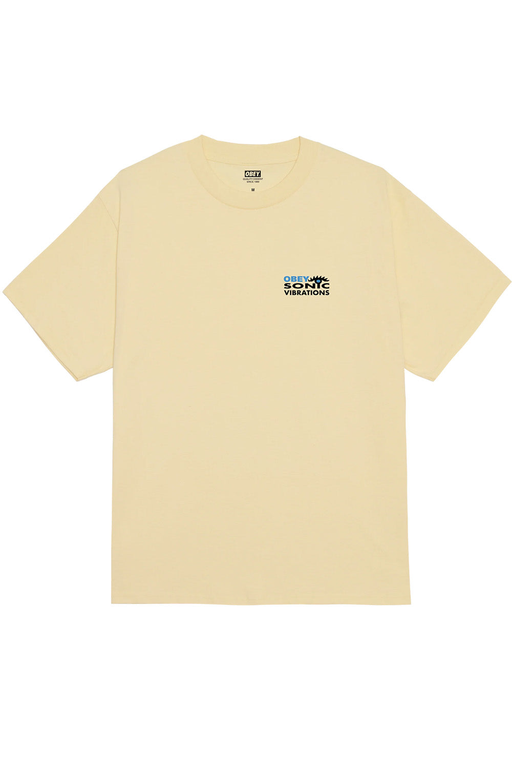 Obey - Sonic Vibrations - Pale Yellow - Front
