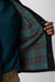 Finisterre - Basset Flannel Lined Jacket - Black - Model Detail Lining