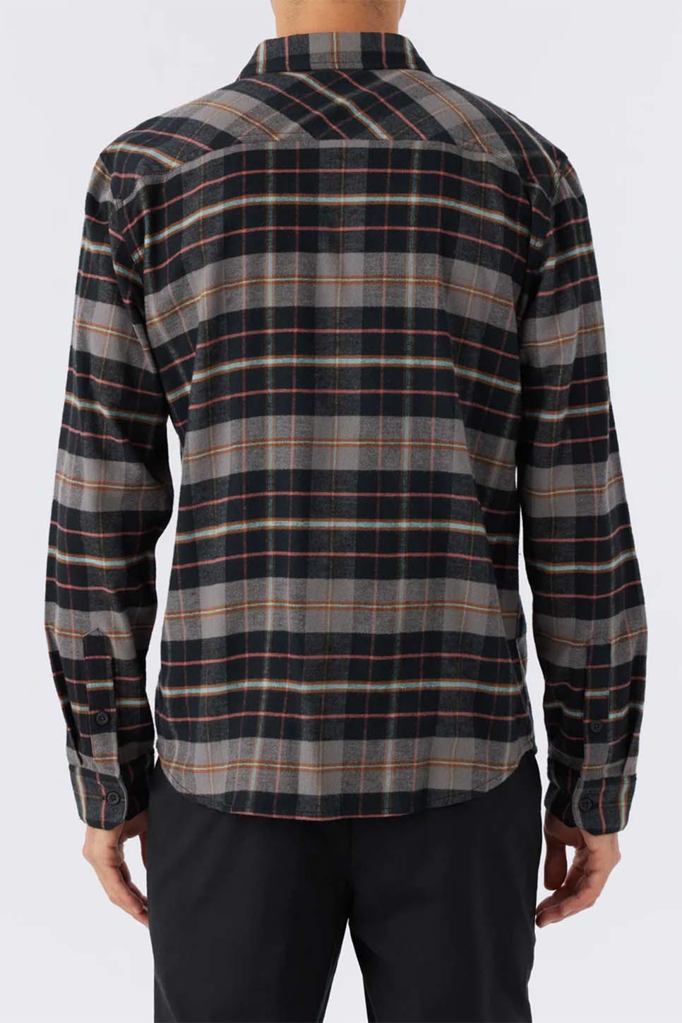 O'Neill - Redmond Stretch Flannel - Black - Back