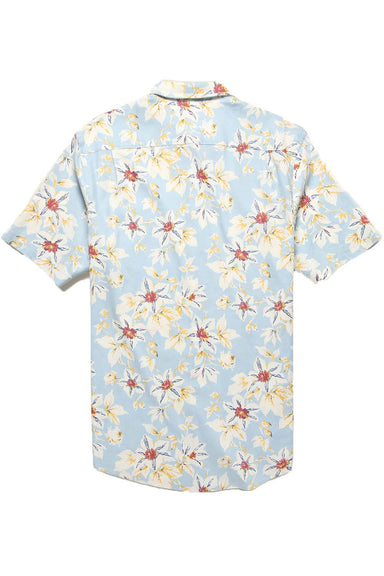 Faherty - SS Breeze Shirt - Blue Sky Floral - Back