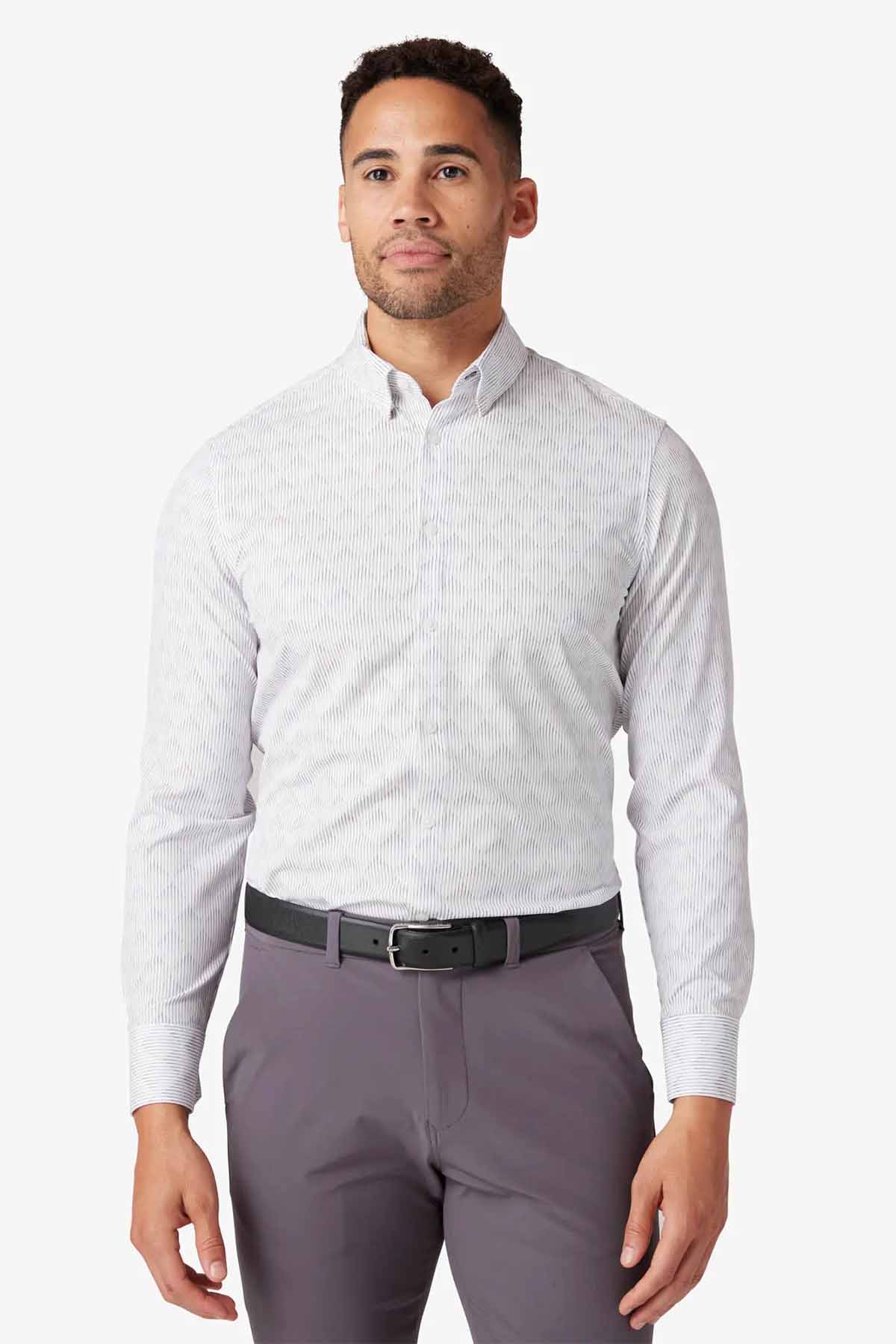 Mizzen + Main - Leeward LS - White Ombre Diamond