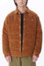 Obey - Grand Cord Shirt Jacket - Catechu Wood - Front