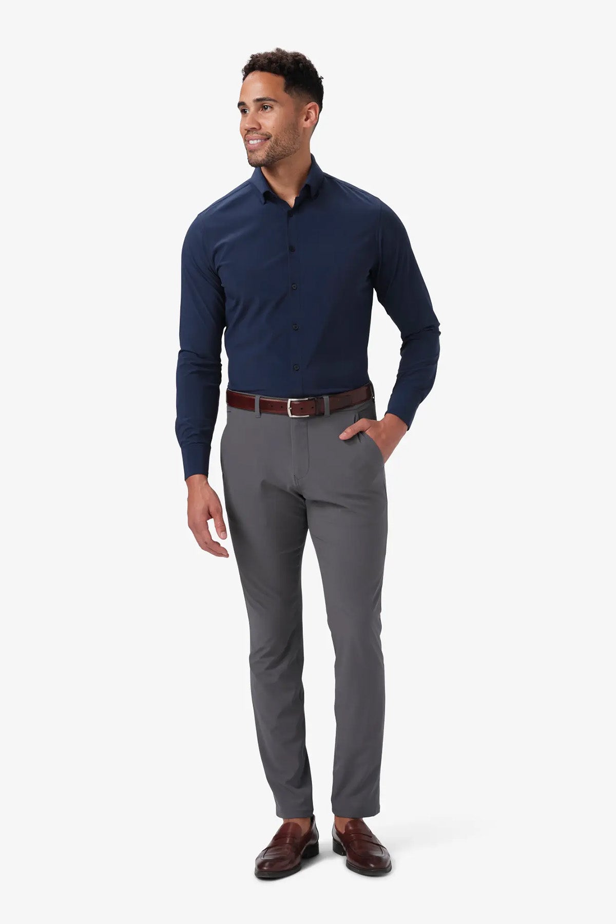 LEEWARD LS Navy Solid