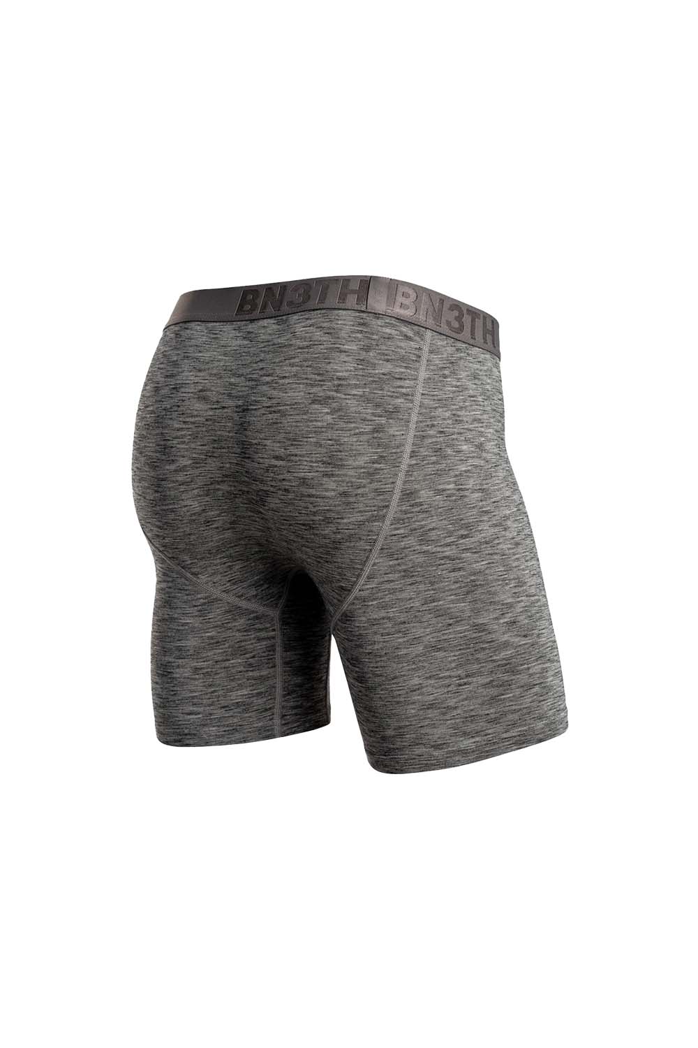 BN3TH - Classic Boxer Brief with Fly - Heather Charcoal - Back