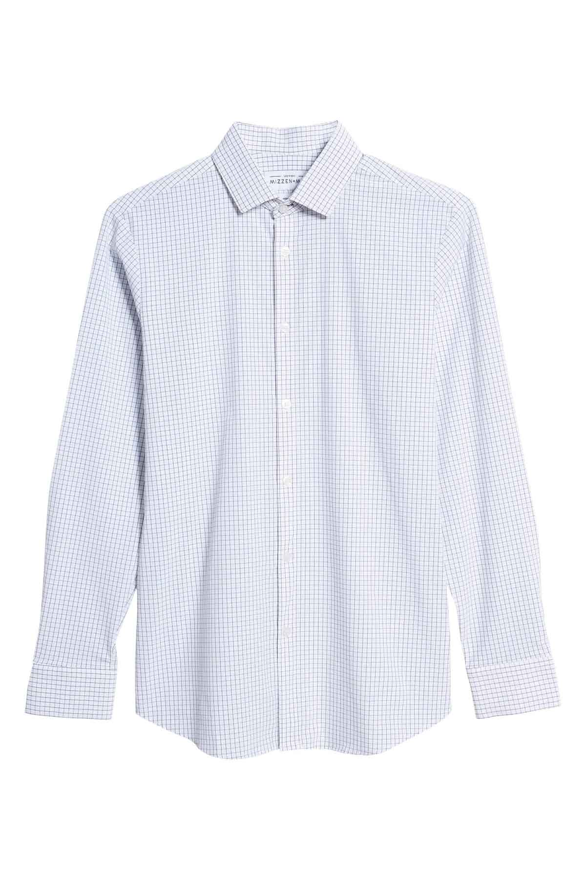 LEEWARD LS White Navy Mini Grid