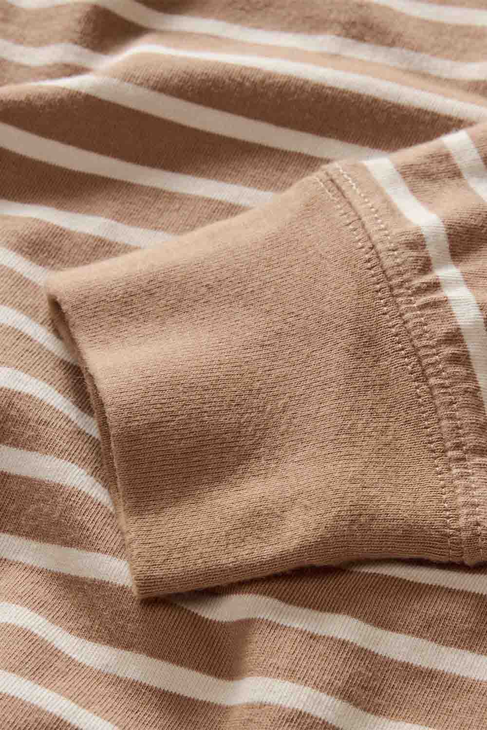 Taylor Stitch - Organic Cotton LS Tee - Churro Stripe - Sleeve