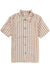 Rhythm - Tile Stripe SS Shirt - Natural - Flatlay