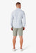 Mizzen + Main - Leeward LS - Sky Coastal Plaid - Back