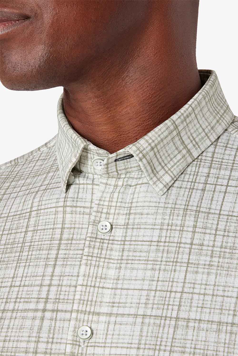 Mizzen + Main - Halyard SS - Sea Spray Breezy Plaid - Detail