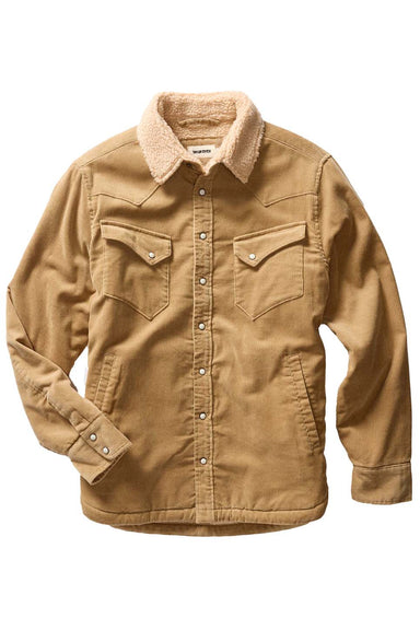 Taylor Stitch - The Western Shirt Jacket - Dark Khaki Corduroy - Front