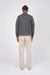 Dehen - Classic Cardigan - Charcoal - On-Model Back