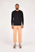 Dehen - Heavy Duty Long Sleeve Pocket Tee - Black - On-Model Front