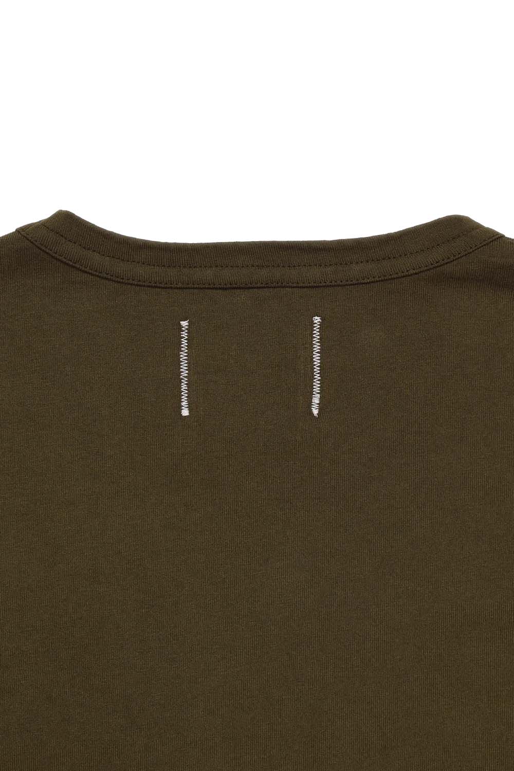 Dehen - Heavy Duty Tee - Loden - Back Neck Detail