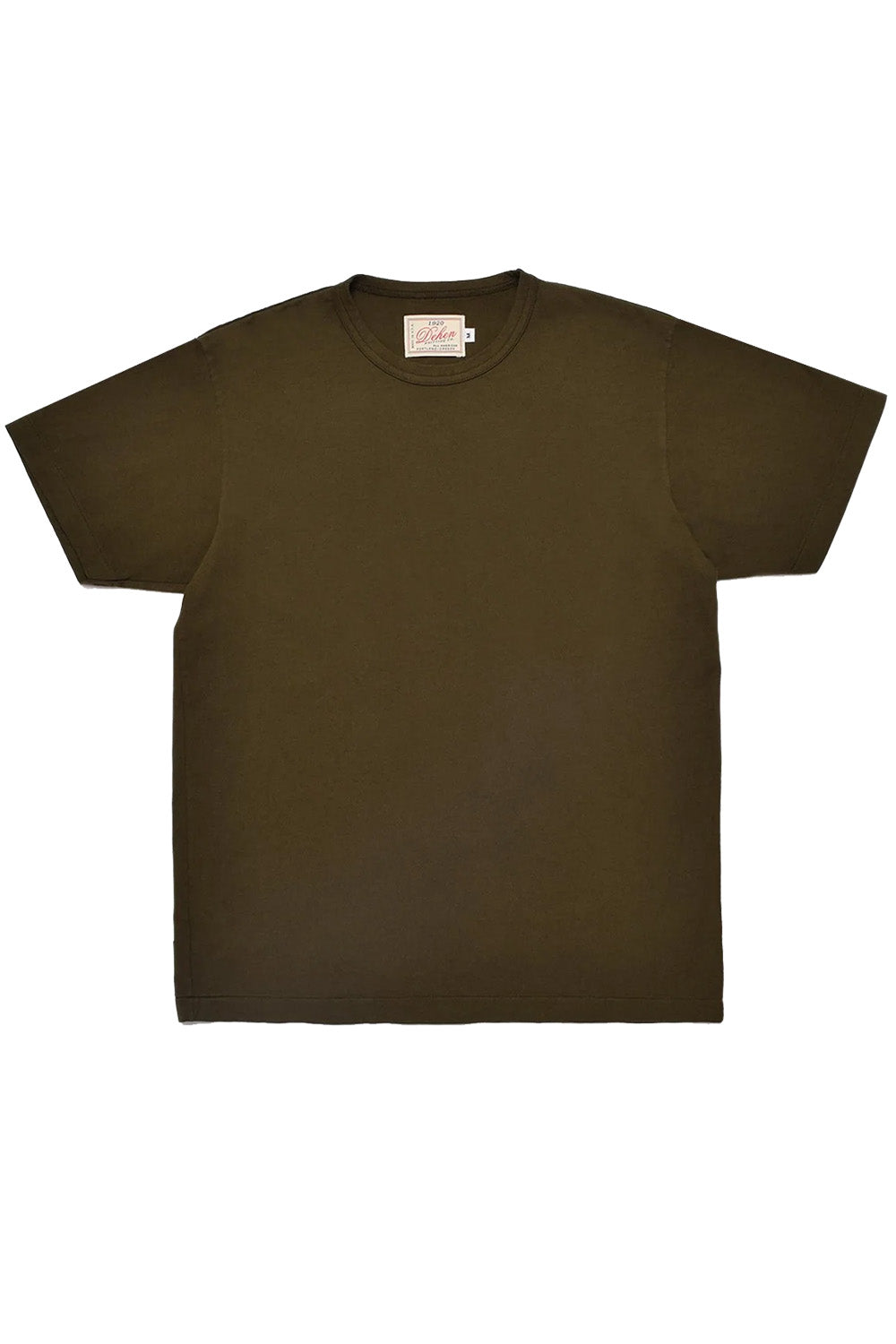 Dehen - Heavy Duty Tee - Loden - Flatlay Front