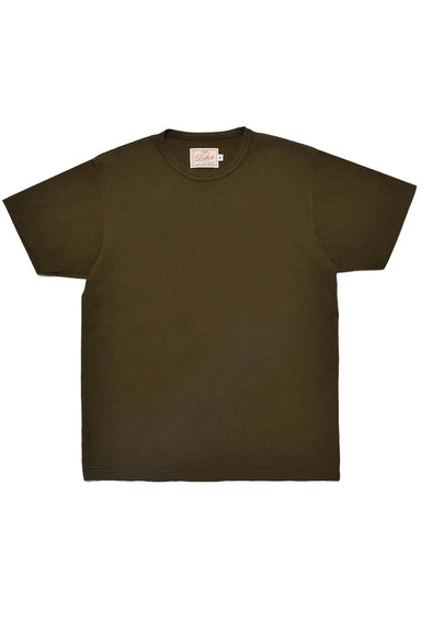 Dehen - Heavy Duty Tee - Loden - Flatlay Front