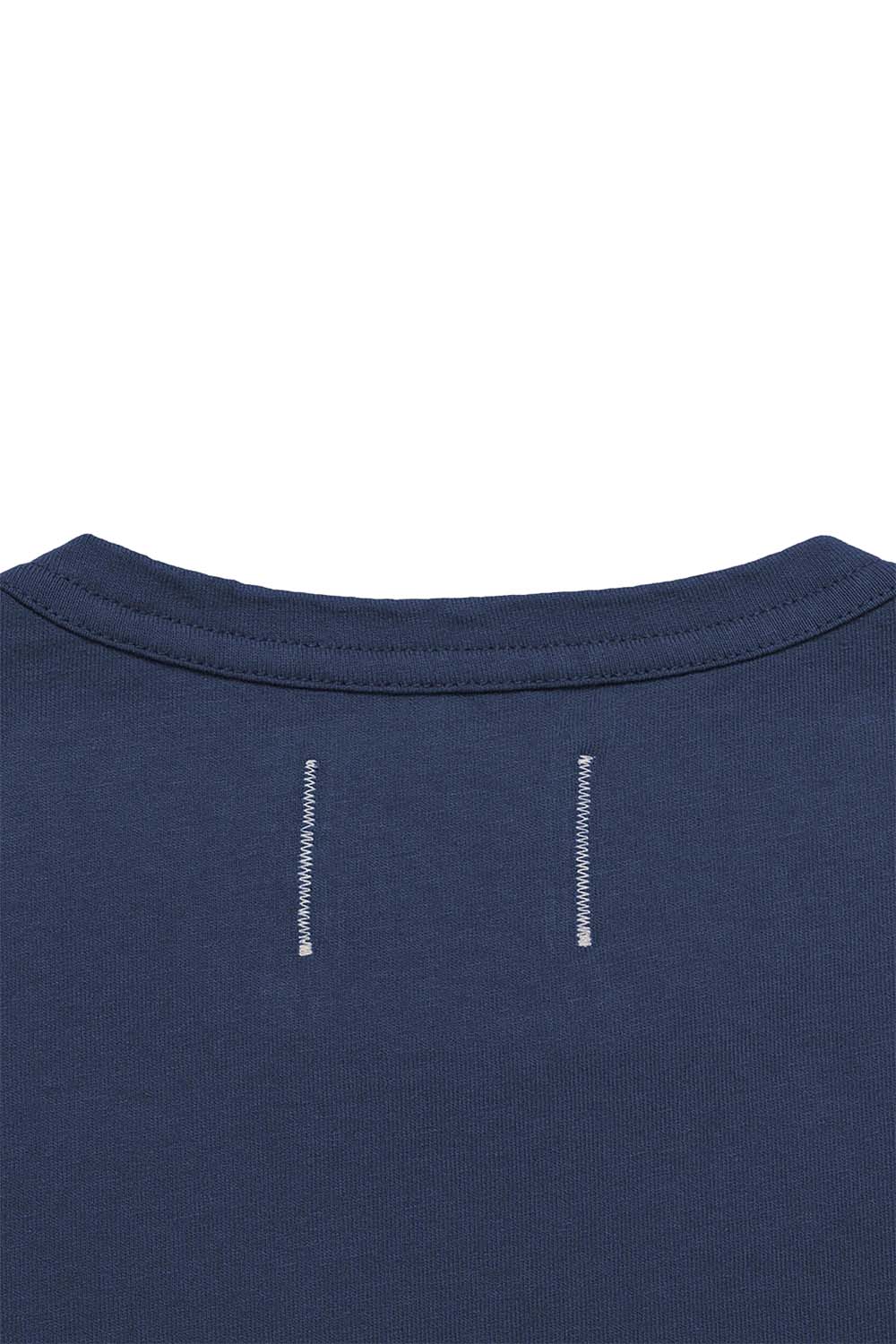 Dehen - Heavy Duty Tee - Navy - Back Neck Detail