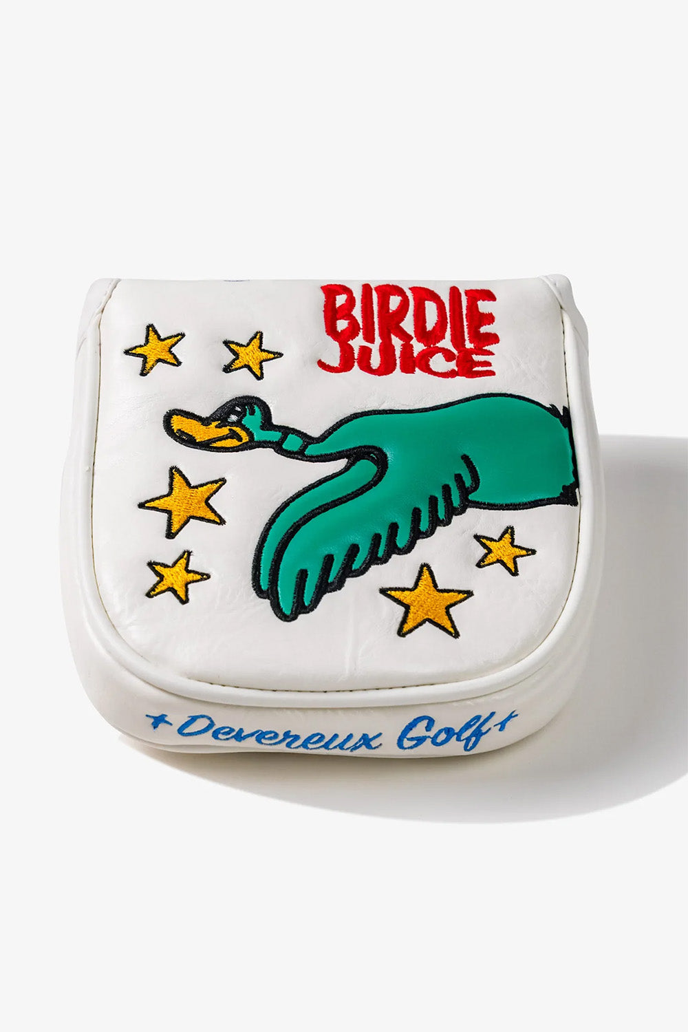 devereux golf birdie juice mallet putter cover front
