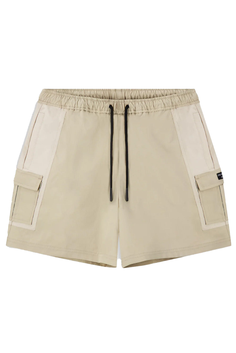 devereux golf cargo short beige flatlay