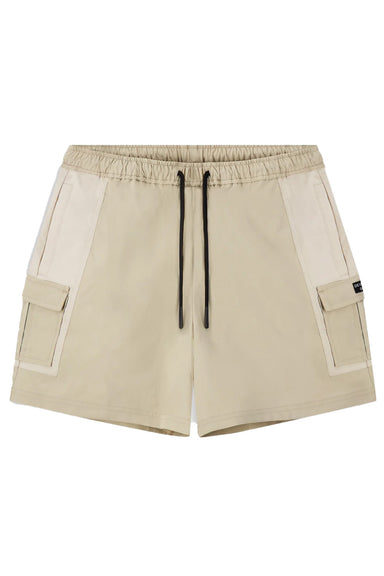 devereux golf cargo short beige flatlay