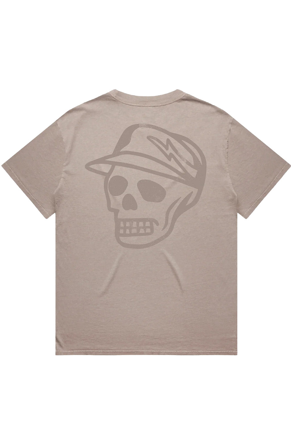 devereux golf faded skull caddie tee mushroom back