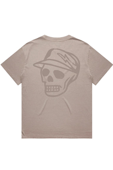devereux golf faded skull caddie tee mushroom back