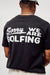 devereux golf sorry we are golfing tee faded black back