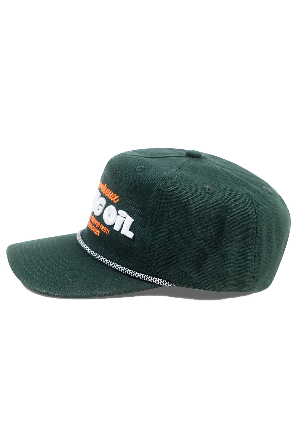 devereux golf swing oil hat forest green  side