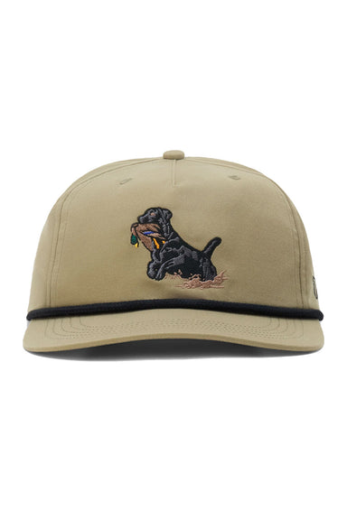 Duck Camp BLACK LAB HAT Sagebrush Front