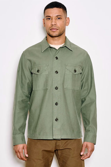 Filson - Field Jac-Shirt - Washed Fatigue Green - Front