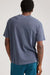 Richer Poorer - Relaxed SS Tee - Blue Steel - Back