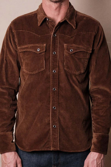 Freenote Cloth - Calico LS - Brown Cord - Model