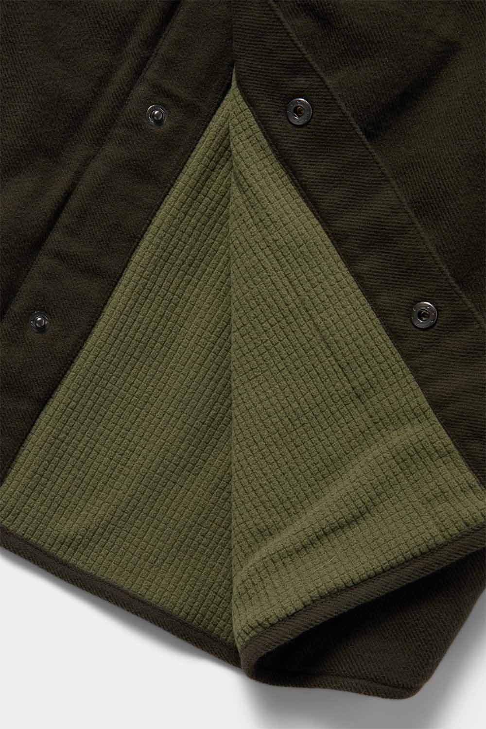 duck camp campfire shacket raven inside