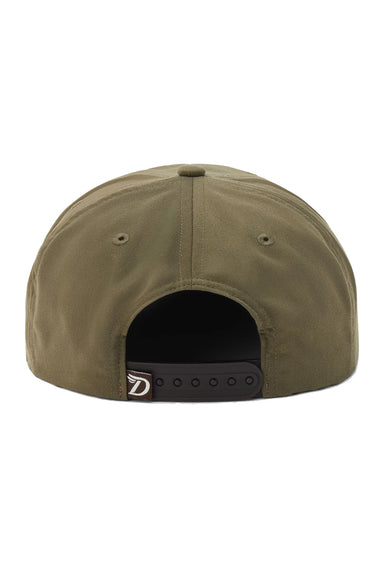 duck camp elk hair caddis hat military green back