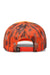 duck camp huntin' lodge retro trucker blaze orange back