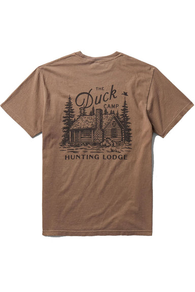 duck camp huntin lodge tee pin oak back