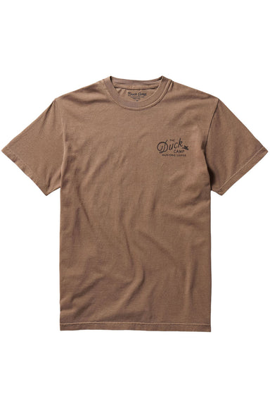 duck camp huntin lodge tee pin oak front