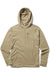 duck camp merino half zip hood sagebrush flatlay