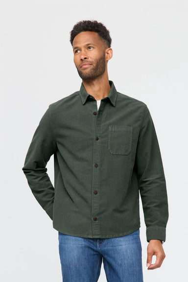 duer no sweat moleskin shirt peat front