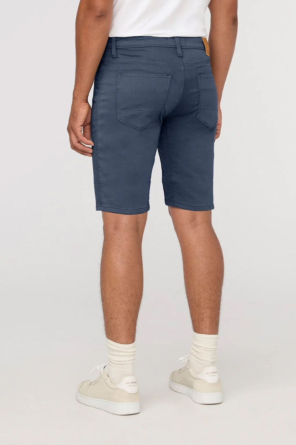 duer no sweat relaxed short heritage blue back