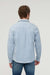 duer performance denim lite shirt dune blue back