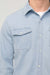 duer performance denim lite shirt dune blue detail