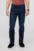 duer tech fleece denim straight dark indigo front