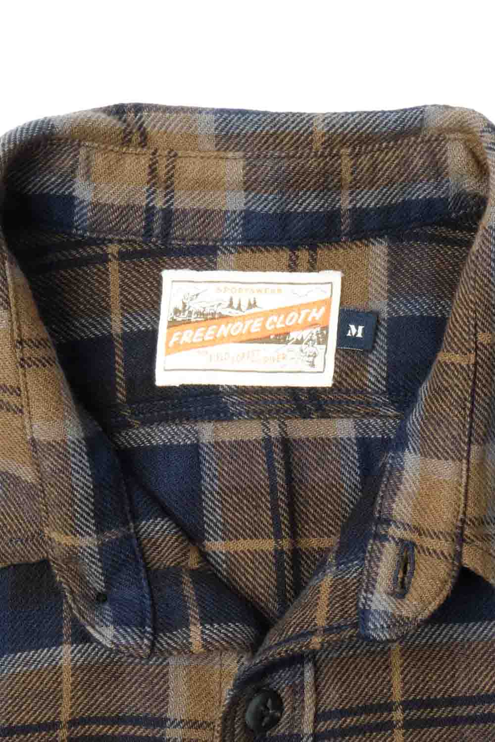 Freenote Cloth - Jepson - Blue Spruce - Collar