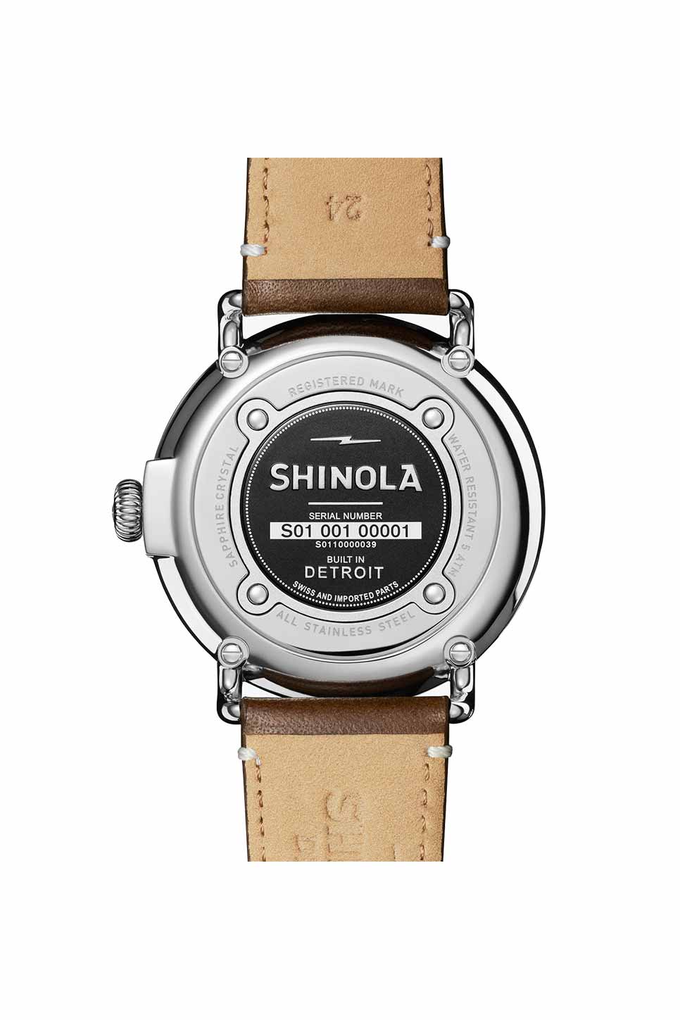 Shinola - Runwell 47mm - Cream/Coffee