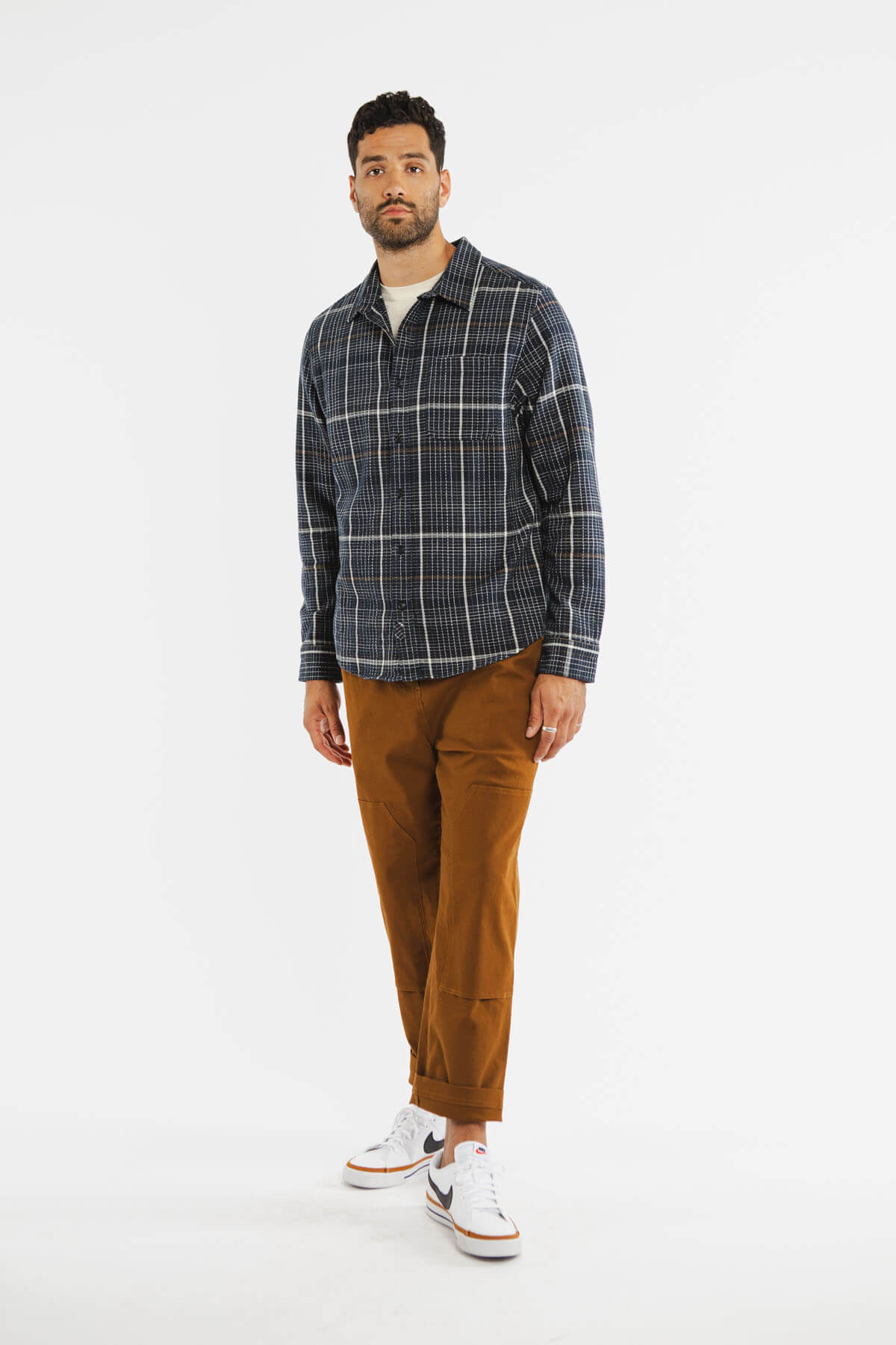 Bridge & Burn - Jude Shirt - Clear Creek Plaid - Front